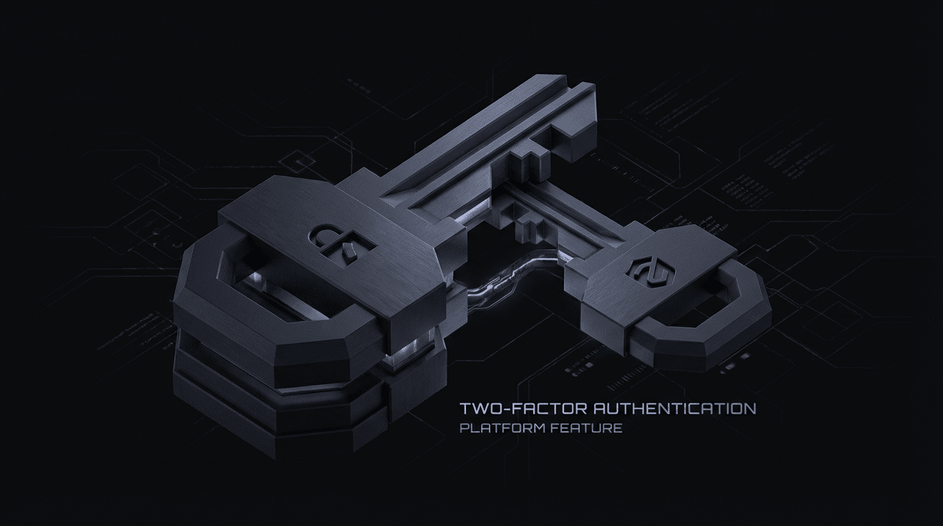 Two-factor authentication system for darknet accounts